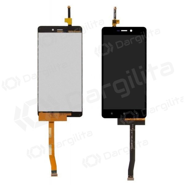 Xiaomi Redmi 3 / Redmi 3S LCD ekranas su liečiamu stikliuku (juodas) (aukšta kokybė)
