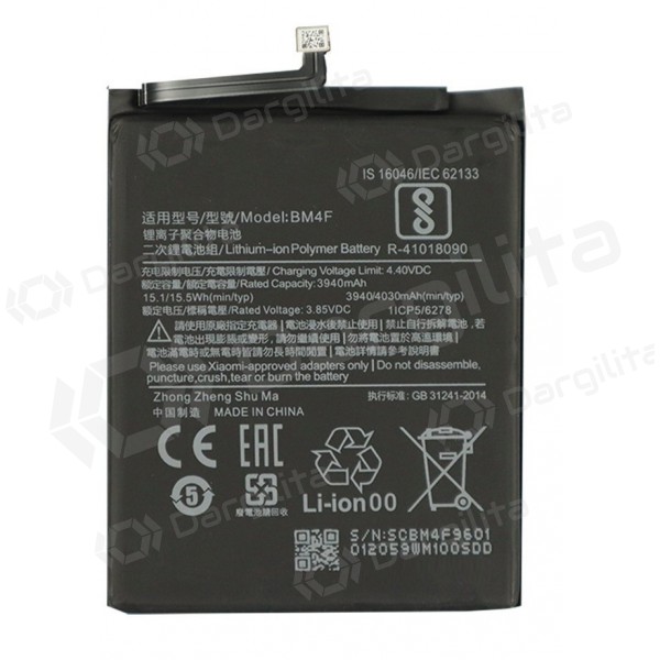 Xiaomi Mi 9 Lite / Mi A3 (BM4F) baterija / akumuliatorius (3940mAh)