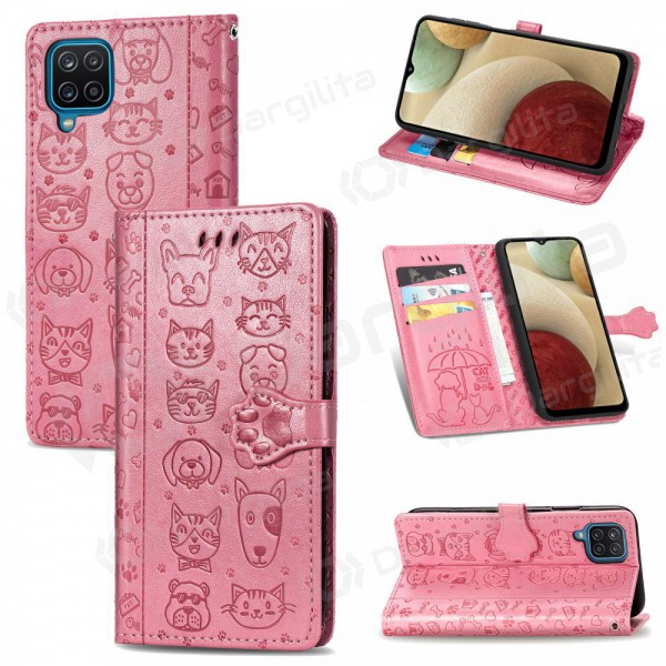 Samsung Galaxy A245 A24 4G / A246 A24 5G dėklas "Cat-Dog" (rožinis)