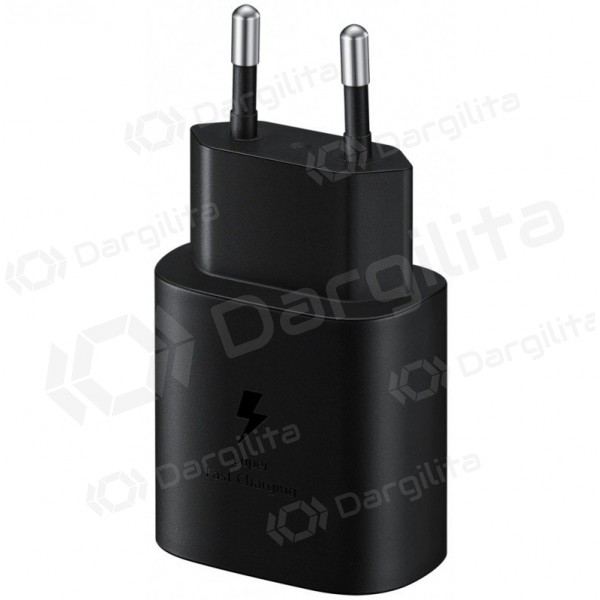 Telefono įkroviklis Samsung EP-TA800NB 25 W USB-C juodas