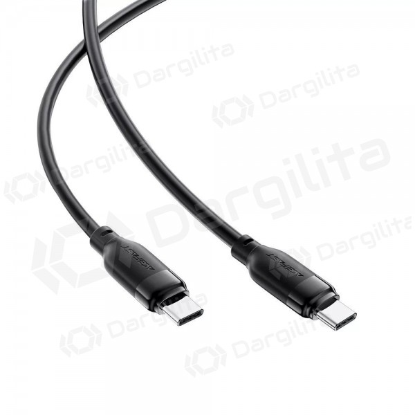 USB-C laidas Acefast C16-03 USB-C į USB-C 1.2 m 60 W juodas