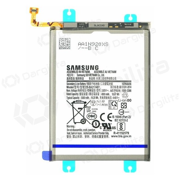 Samsung A047, A12, A12s, A13, A13 5G, A21s, M12 baterija, akumuliatorius (originalus)