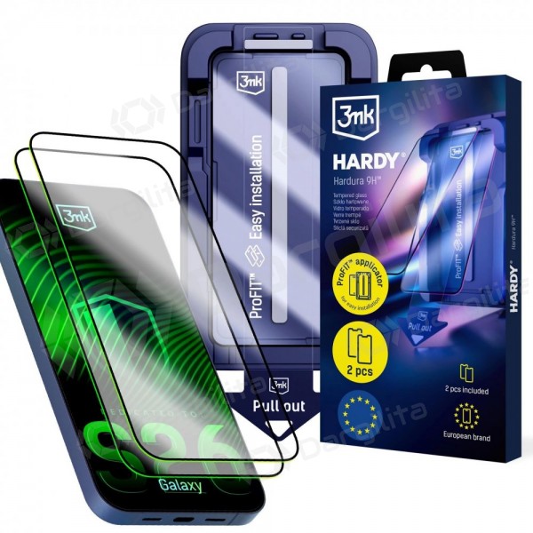 Samsung Galaxy S26 Ultra apsauginis stiklas "3mk Hardy Hardura 9H"