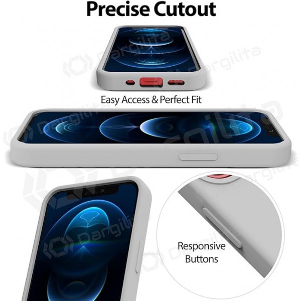 Apple iPhone 12 Pro Max dėklas Mercury "Silicone Case" (akmens spalvos) Apple iPhone 12 Pro Max dėklas Mercury "Silicone Case" (akmens spalvos)