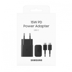 Telefono įkroviklis Samsung EP-T1510XBEGEU 15 W USB-C juodas