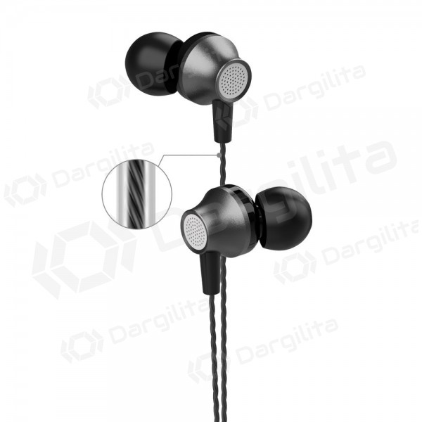 Laisvų rankų įranga Devia Metal In-Ear 3,5mm (juoda)