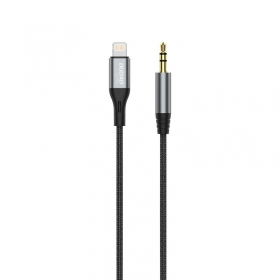 Audio laidas Dudao L11Pro Lightning į 3.5 mm 1 m juodas