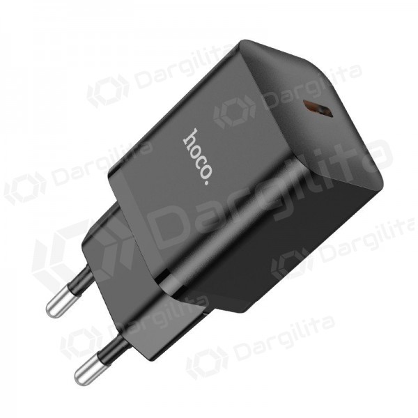 Telefono įkroviklis Hoco N27 20 W USB-C PD QC juodas