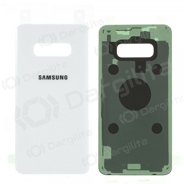 Samsung G970 Galaxy S10e galinis baterijos dangtelis baltas (Prism White)