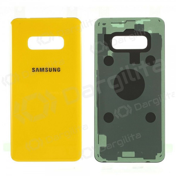 Samsung G970 Galaxy S10e galinis baterijos dangtelis geltonas (Canary Yellow)