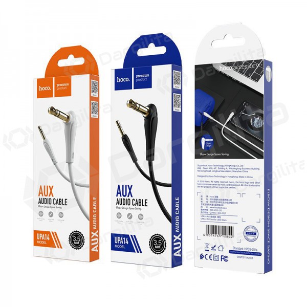 Audio adapteris Hoco UPA14 AUX 3,5mm į 3,5mm (juodas)