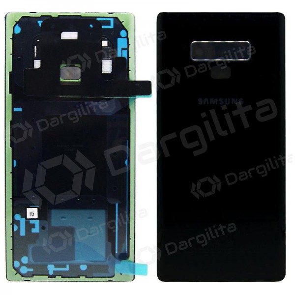 Samsung N960F Galaxy Note 9 galinis baterijos dangtelis juodas (Midnight Black) (service pack) (originalus)