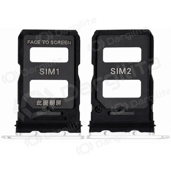 Xiaomi 14, 14 Pro SIM kortelės laikiklis (baltas)