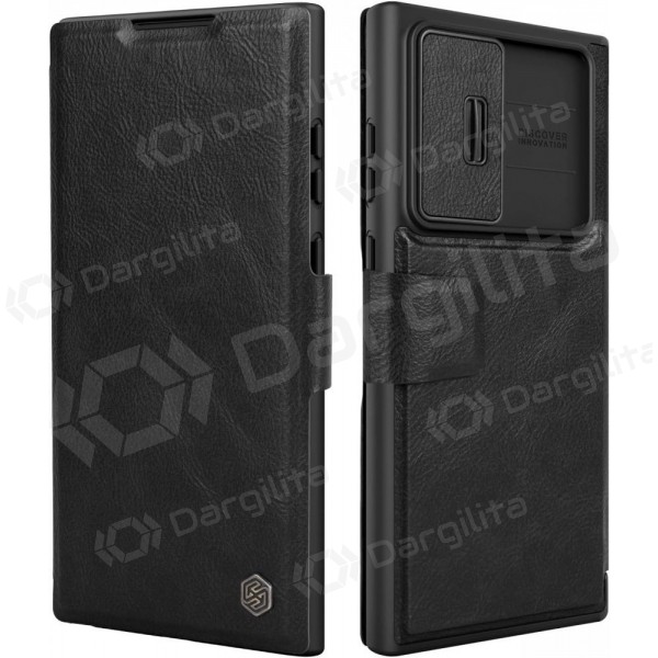 Samsung Galaxy A14 dėklas „Nillkin Leather“ (juodas) Samsung Galaxy A14 dėklas „Nillkin Leather“ (juodas)