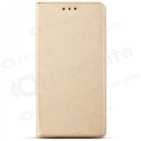 Huawei Honor 10 dėklas "Smart Magnet" (auksinis)