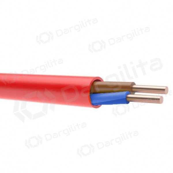 Kabelis monolitas Technokabel HDGS PH90 2×2.5 mm² (E90, 300/500 V, be halogenų, B2ca, 1 m)