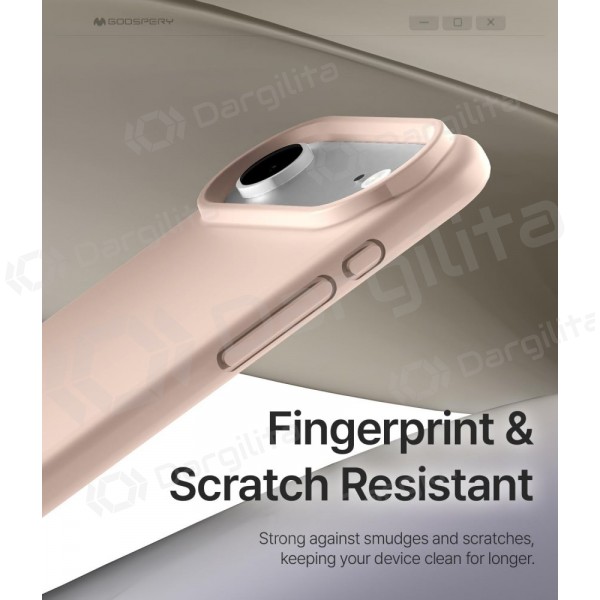 Apple iPhone Air dėklas Mercury "Pure Magsafe Silicon Case" (rožinio smėlio)