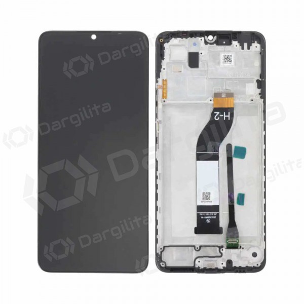 Xiaomi Redmi 13C 4G, 5G, Poco C65 ekranas (juodas) (su rėmeliu) (Premium)