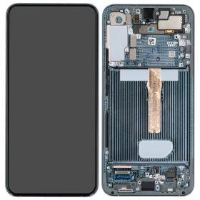 Samsung Galaxy S22+ ekranas (žalias) (su rėmeliu) (originalus)