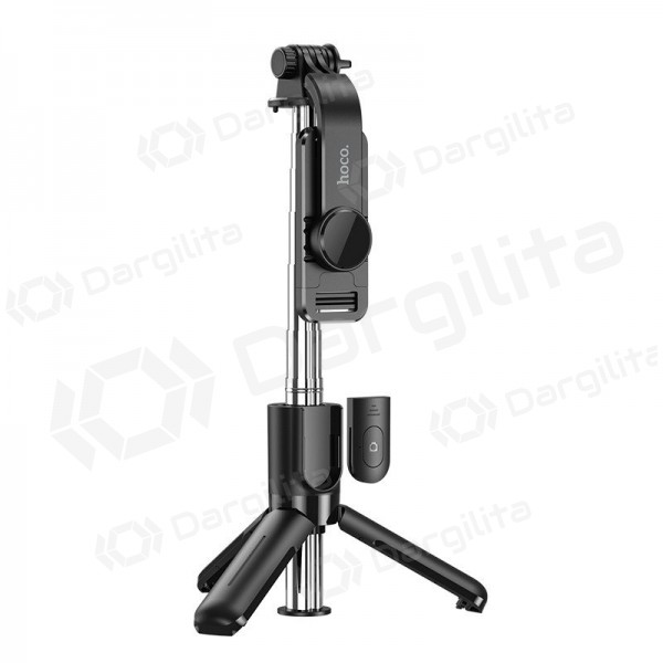 Asmenukių lazda trikojis Hoco K17 Mini telefonui 750 mm Bluetooth juoda