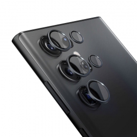 Samsung S918 Galaxy S23 Ultra 5G apsauginis grūdintas stiklas kamerai "3MK Lens Pro"