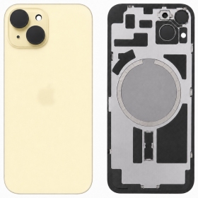 Apple iPhone 15 galinis dangtelis (geltonas) (Premium)