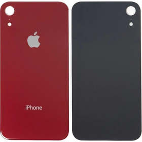 Apple iPhone XR galinis baterijos dangtelis (raudonas) (bigger hole for camera)