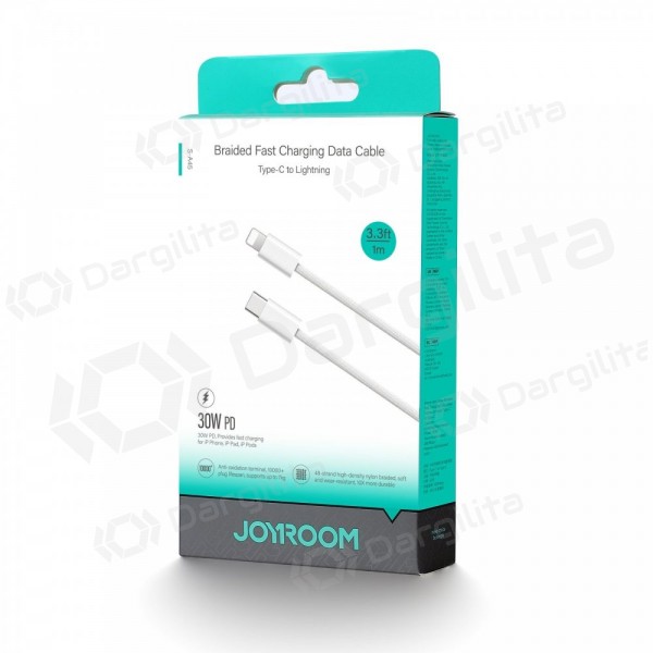 Lightning laidas Joyroom S-A45 USB-C į Lightning 1.2 m 30 W baltas