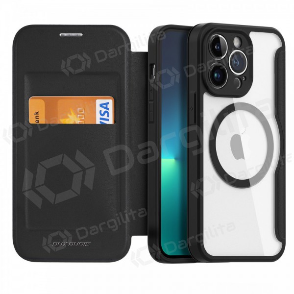 Apple iPhone 13, 14 dėklas "Dux Ducis Skin X Pro" (juodas) Apple iPhone 13, 14 dėklas "Dux Ducis Skin X Pro" (juodas)