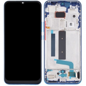 Xiaomi Mi 10T Lite 5G ekranas (mėlynas) (su rėmeliu) (service pack) (originalus)