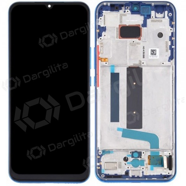 Xiaomi Mi 10T Lite 5G ekranas (mėlynas) (su rėmeliu) (service pack) (originalus)