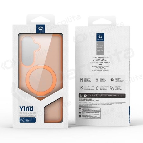 Samsung Galaxy S26 dėklas "Dux Ducis Yind MagSafe" (oranžinis)