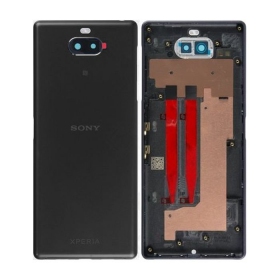Sony Xperia 10 galinis baterijos dangtelis (juodas) (naudotas grade B, originalus)
