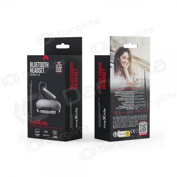 Belaidė laisvų rankų įranga Maxlife MXBH-01 Belaidė laisvų rankų įranga Maxlife MXBH-01