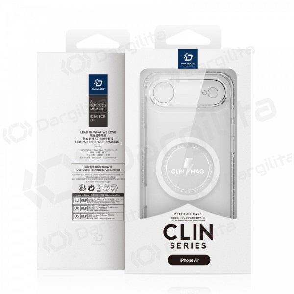 Apple iPhone Air dėklas "Dux Ducis Clin Magsafe" (skaidrus)