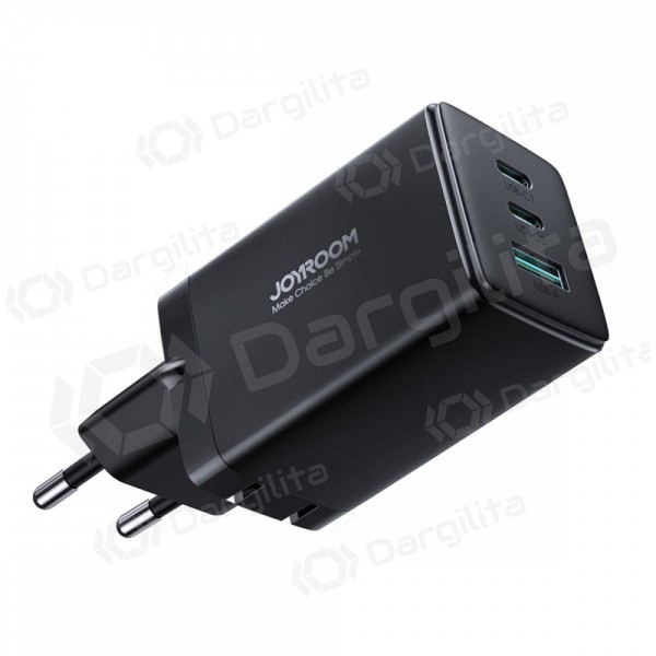 Telefono įkroviklis Joyroom JR-TCG01 65 W 2xUSB-C + USB-A GaN juodas