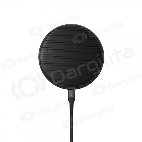 Belaidis įkroviklis Devia Aurora Ultra-Slim 15W (juodas) Belaidis įkroviklis Devia Aurora Ultra-Slim 15W (juodas)