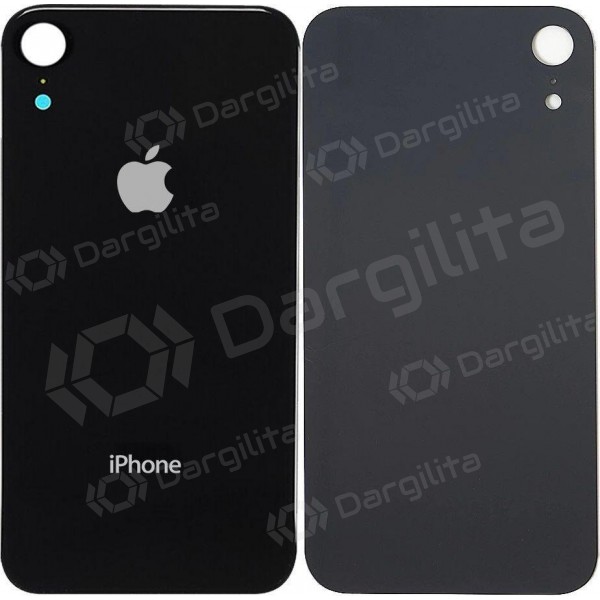 Apple iPhone XR galinis dangtelis (juodas)
