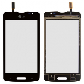 LG L80 Dual D380 lietimui jautrus stikliukas (juodas)