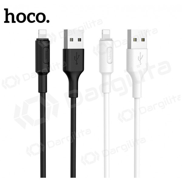 USB kabelis HOCO X25 lightning 1.0m (baltas)
