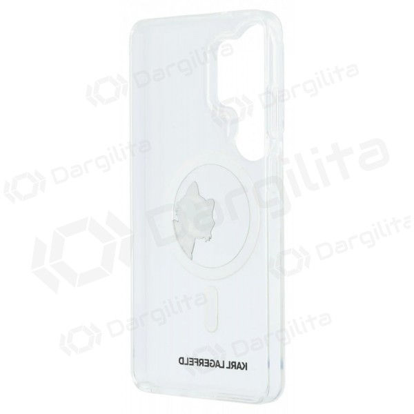 Samsung Galaxy S26 Ultra dėklas "Karl Lagerfeld IML Choupette Peekaboo Logo Magnetic" (skaidrus)