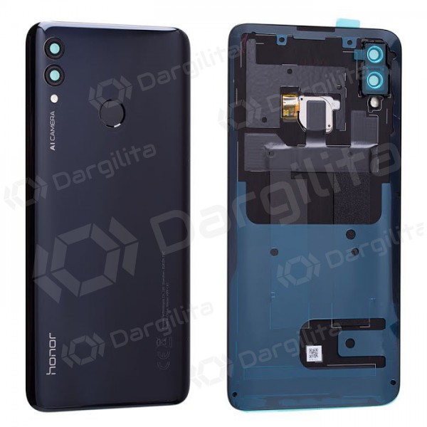 Huawei Honor 10 Lite galinis baterijos dangtelis juodas (Midnight Black) (naudotas grade C, originalus)