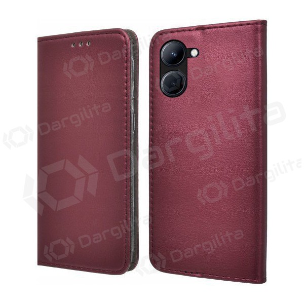 Xiaomi Redmi Note 12 5G / Poco X5 dėklas "Smart Magnetic" (bordo)