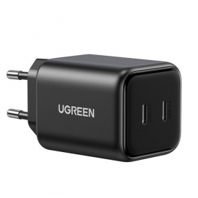 Telefono įkroviklis Ugreen X526 45 W USB-C + USB-C GaN PD QC PPS juodas