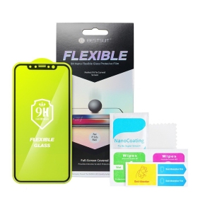 Samsung Galaxy A15 apsauginis stiklas "Bestsuit Flexible Hybrid Glass 5D"