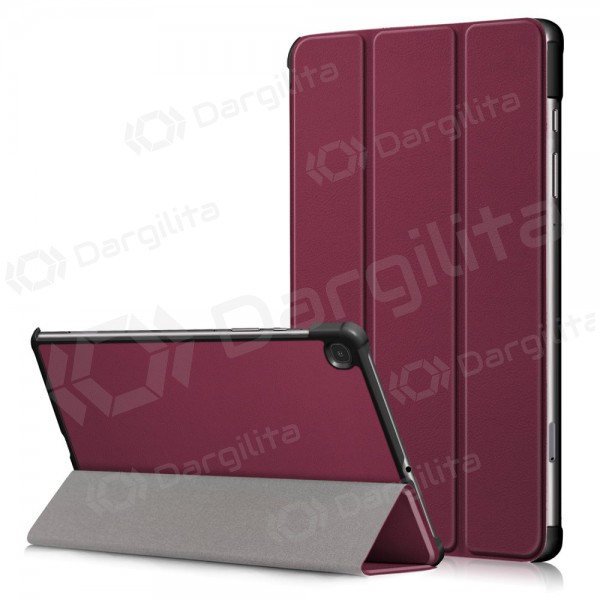 Samsung T500 / T505 Galaxy Tab A7 10.4 2020 / T503 Tab A7 10.4 2022 dėklas "Smart Leather" (bordo)