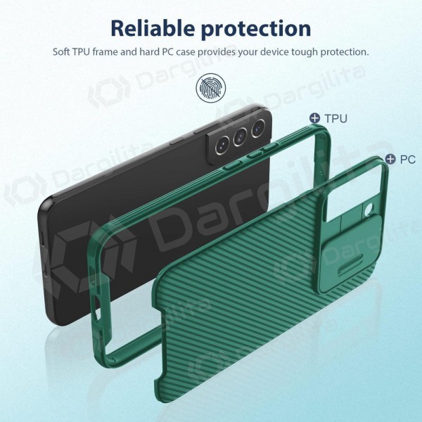 Samsung Galaxy S23 FE dėklas „Nillkin CamShield Pro“ (žalias)