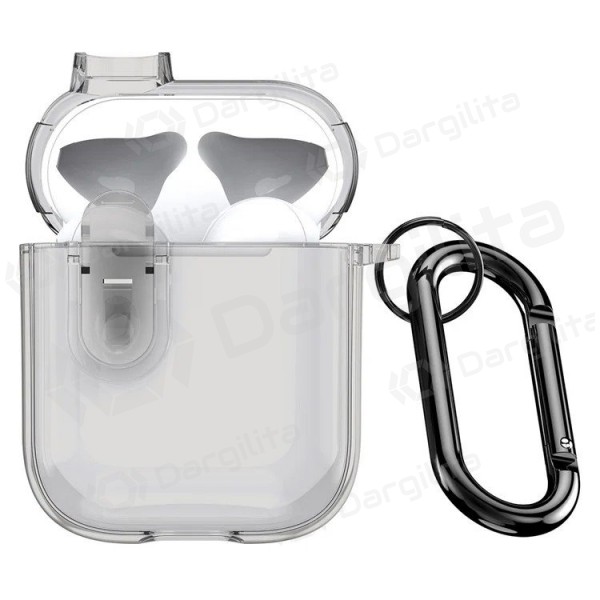 AirPods dėklas Dux Ducis PECL Apple AirPods 1/2 pilkas