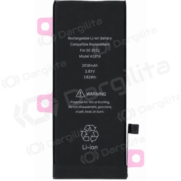 Apple iPhone SE (2022) baterija, akumuliatorius 2018 mAh (Premium)