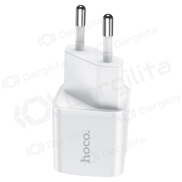 Telefono įkroviklis Hoco N10 20 W USB-C baltas